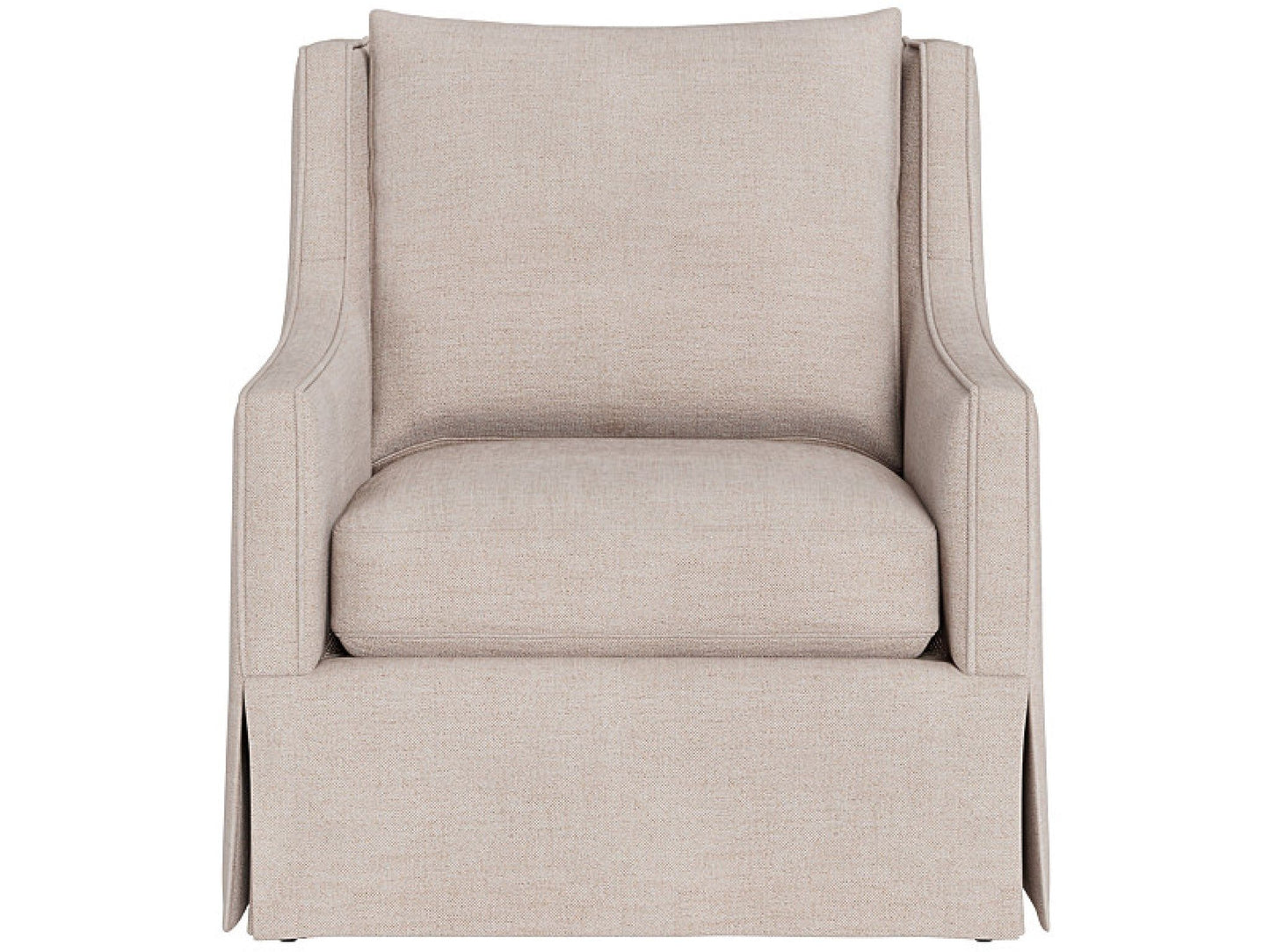 Hudson - Skirted Chair, Special Order - Beige