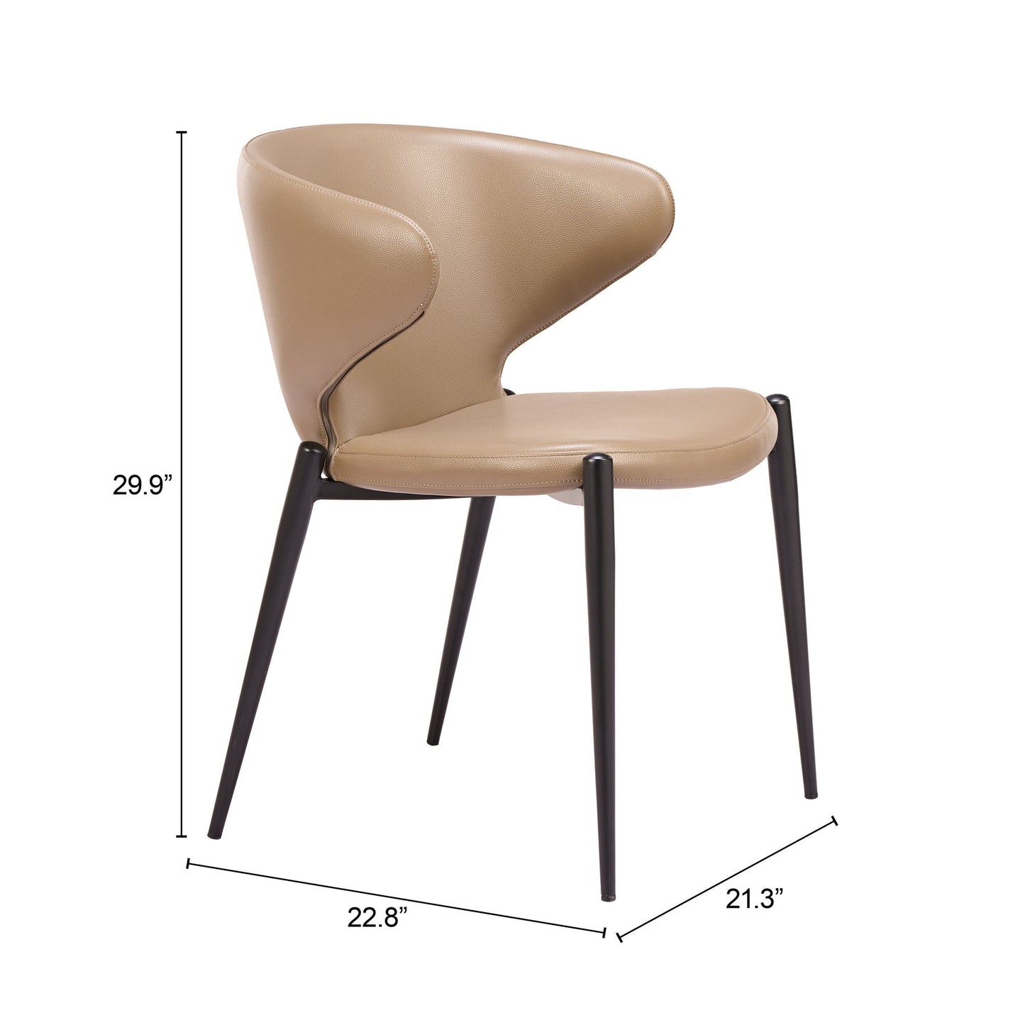 Lino - Dining Chair (Set of 2) - Brown