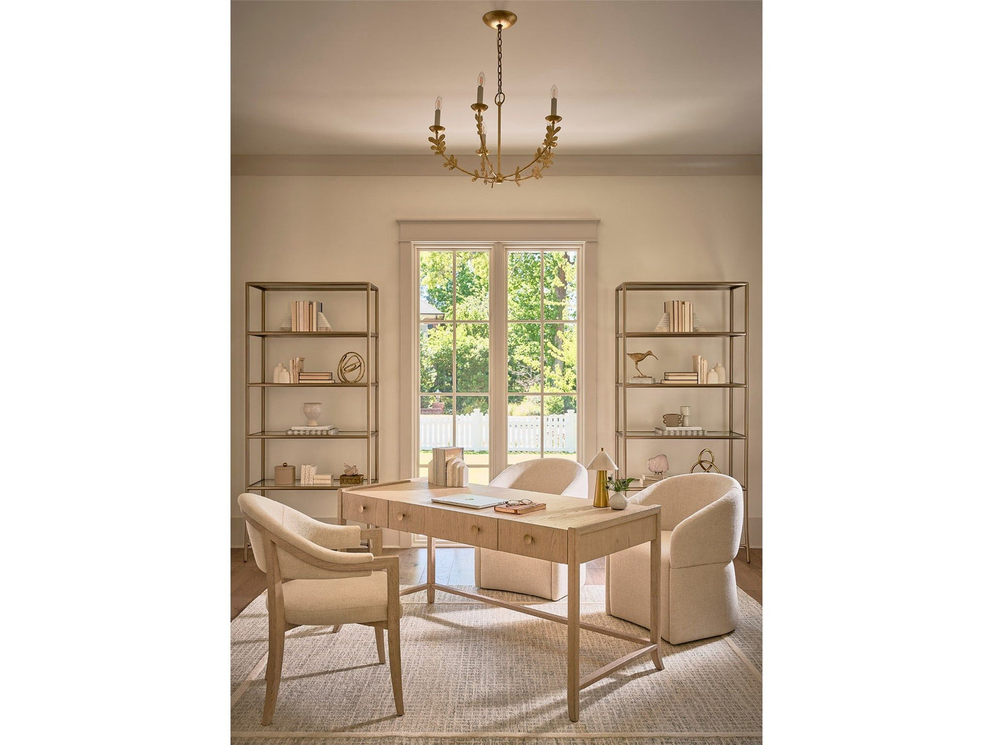 Velora - Desk - Light Brown
