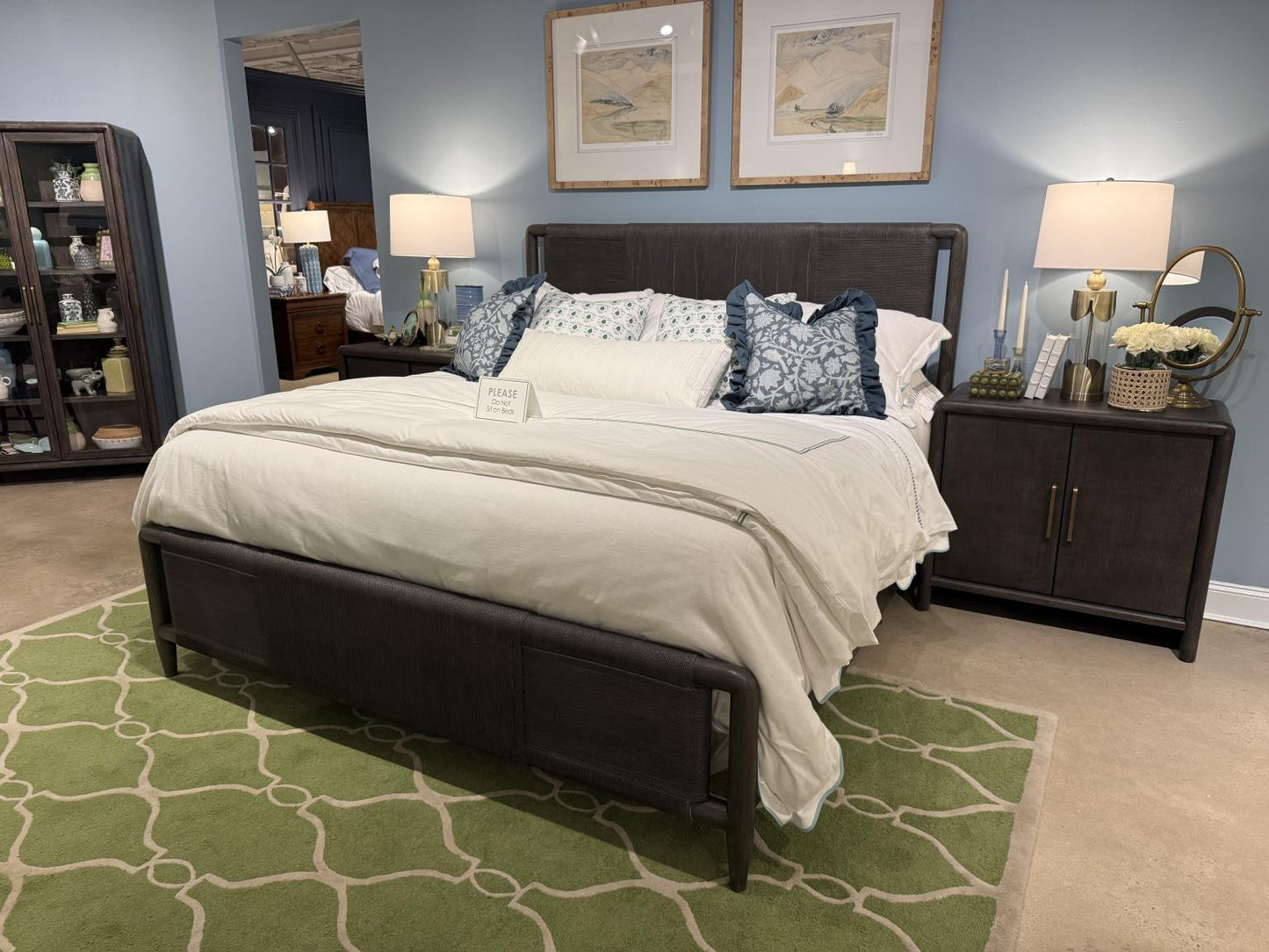Maren - Complete Woven Panel Bed