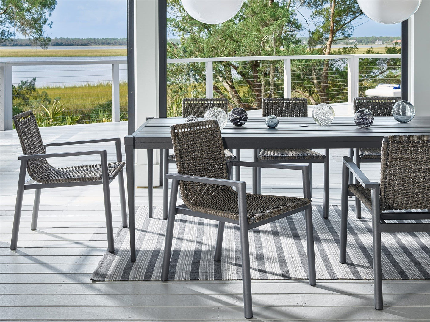 Coastal Living Outdoor / Panama - Dining Chair - Dark Brown