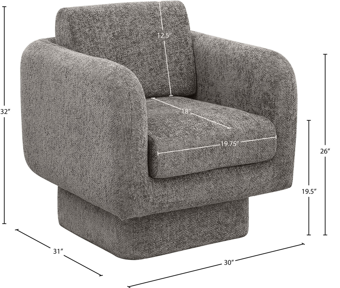 Alessandra - Swivel Accent Chair
