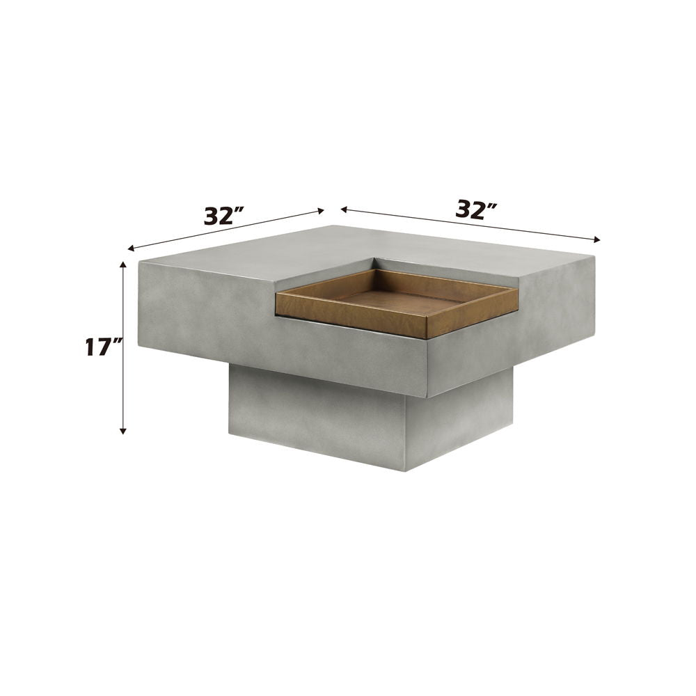 Kailano - Coffee Table - Weathered Gray