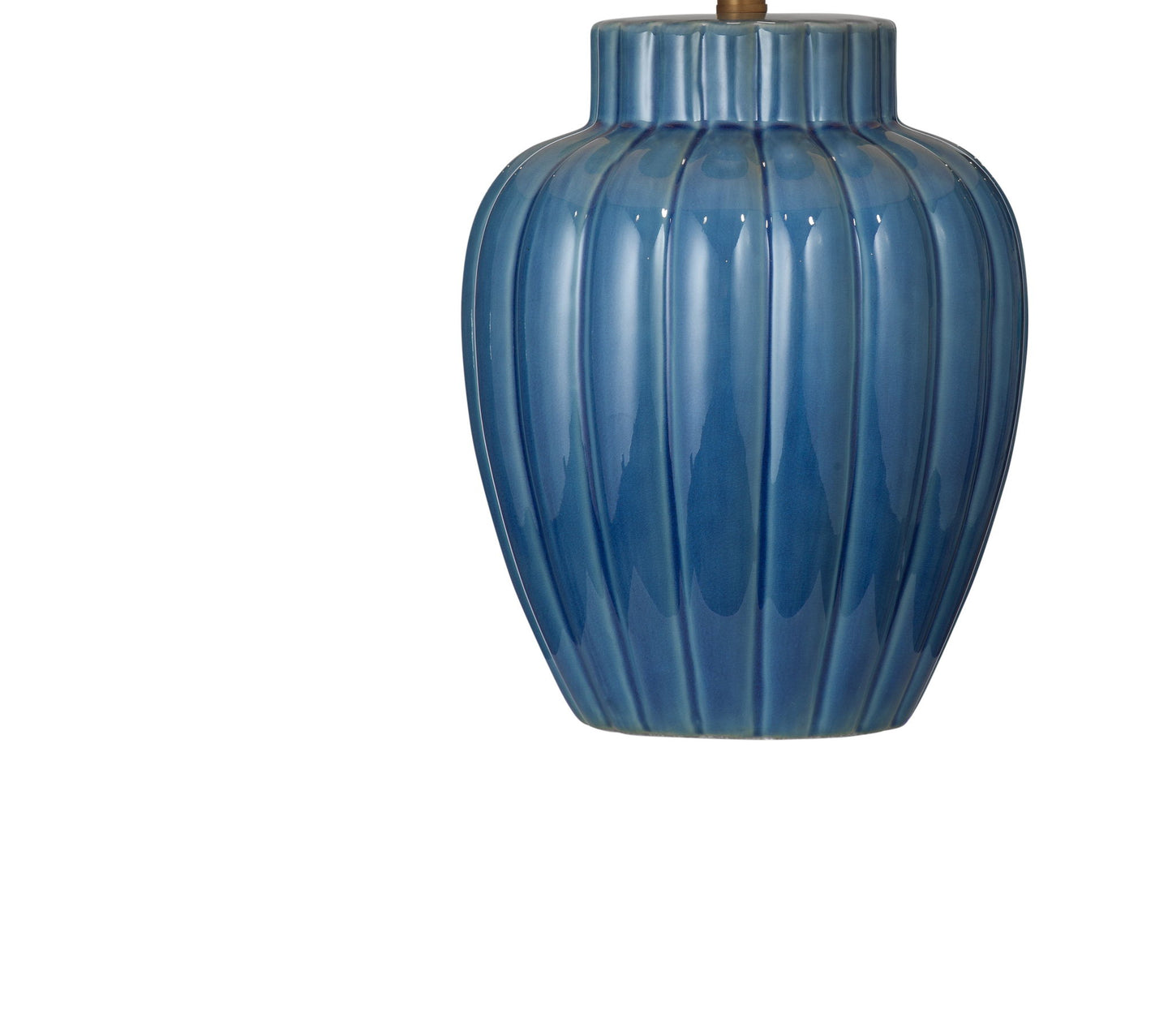 Avery - Table Lamp - Blue / White