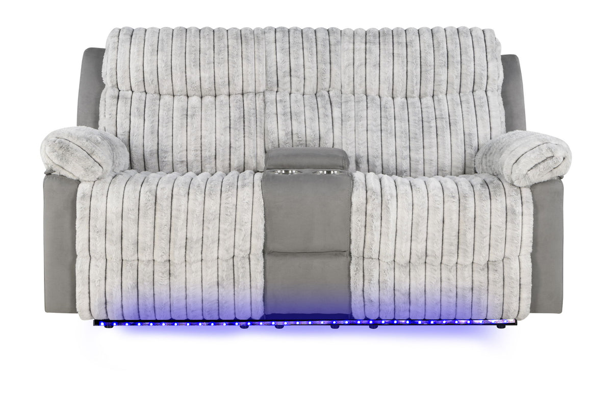Glory Furniture - Plush - Reclining Loveseat