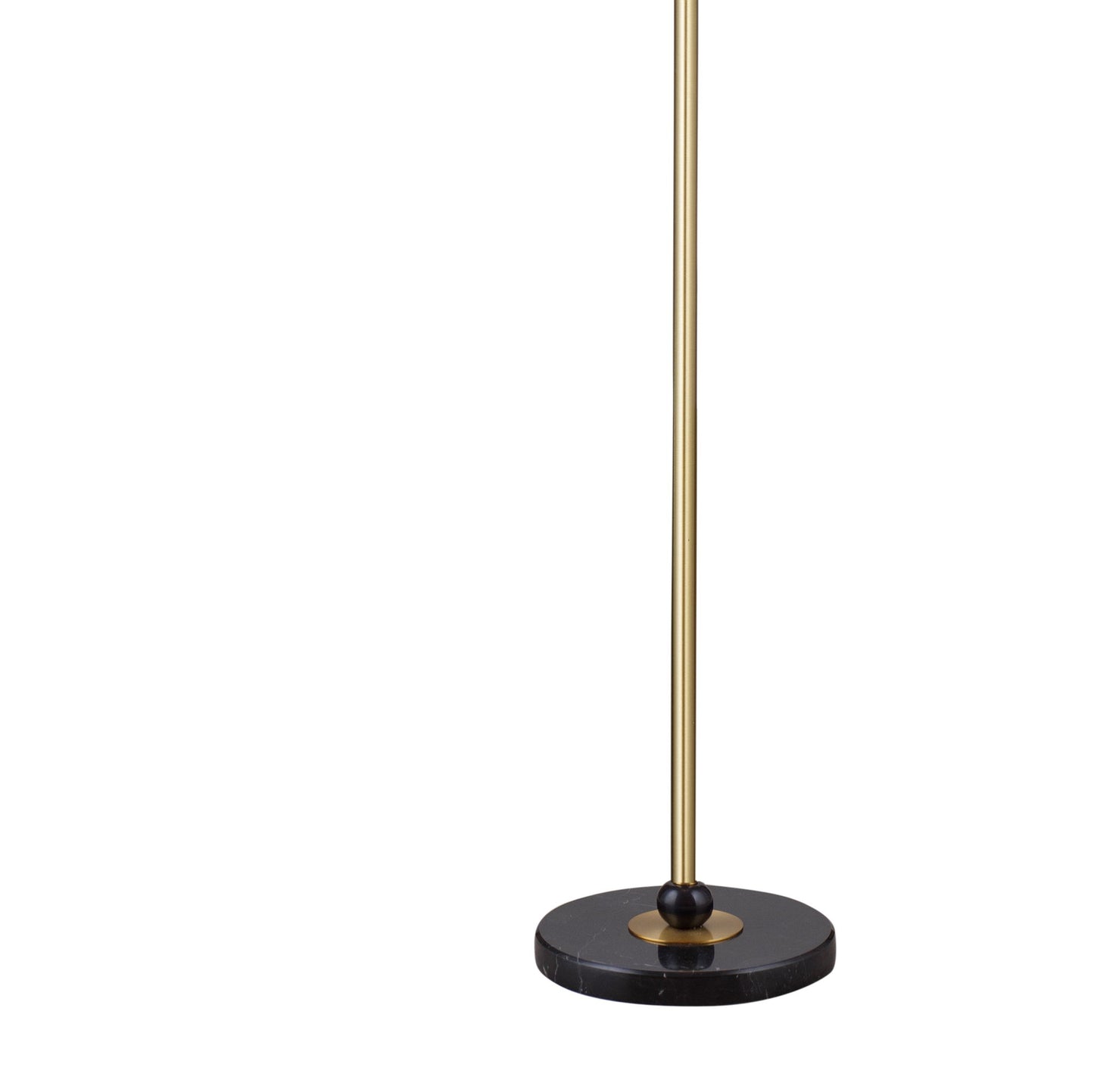Lenor - Floor Lamp - White / Brass