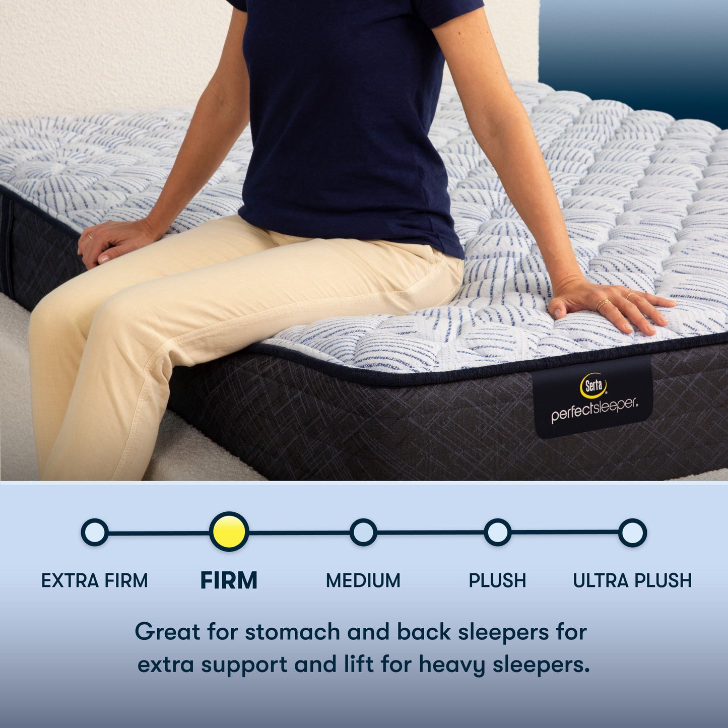 Perfect Sleeper - 12" Ballground Nights Firm Mattress