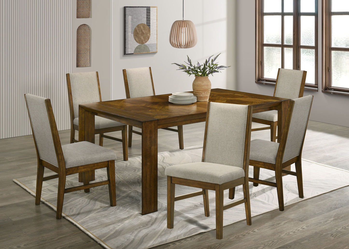 Hollister - Dining Table - Brown