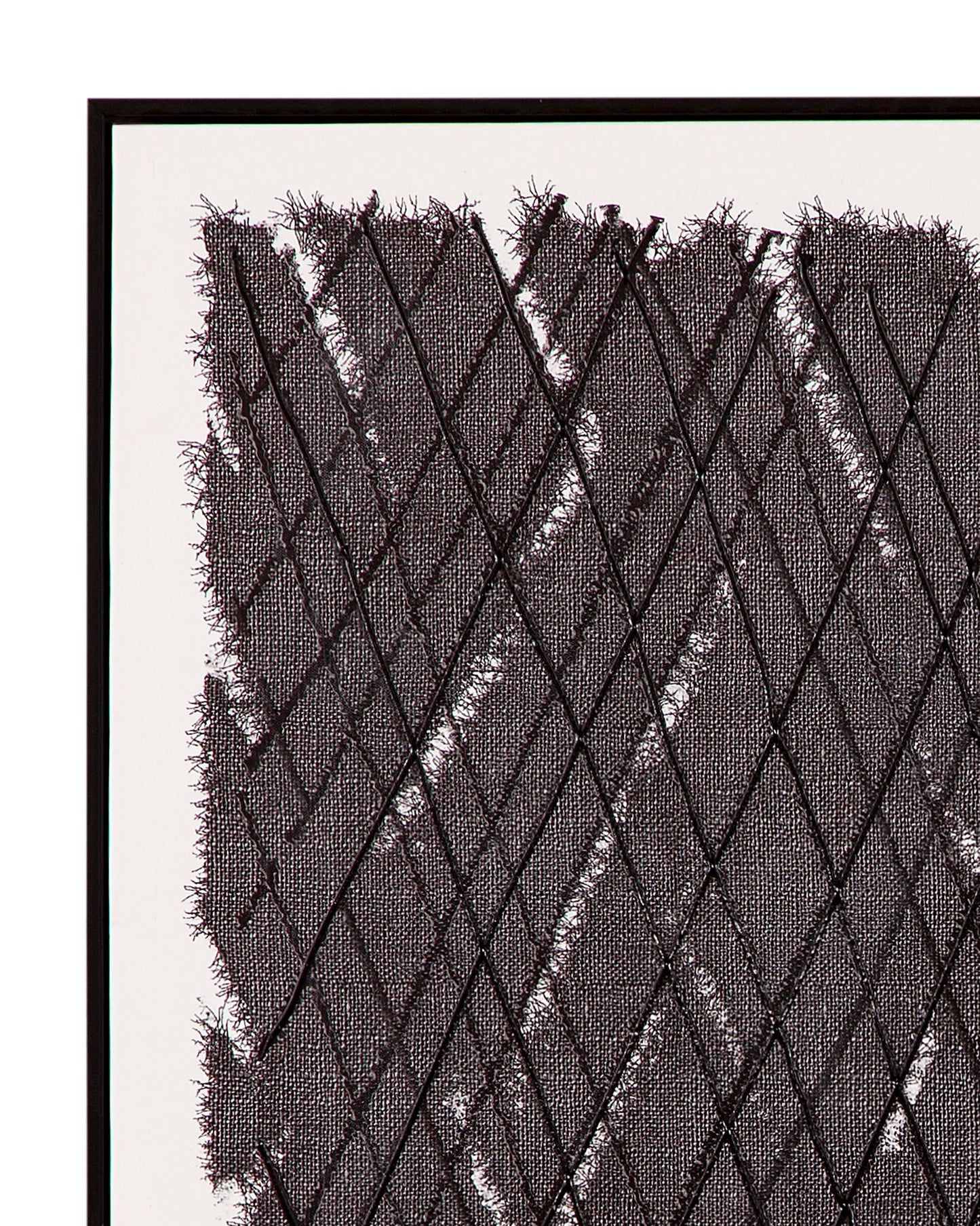 Ganesha Canvas Art - Black