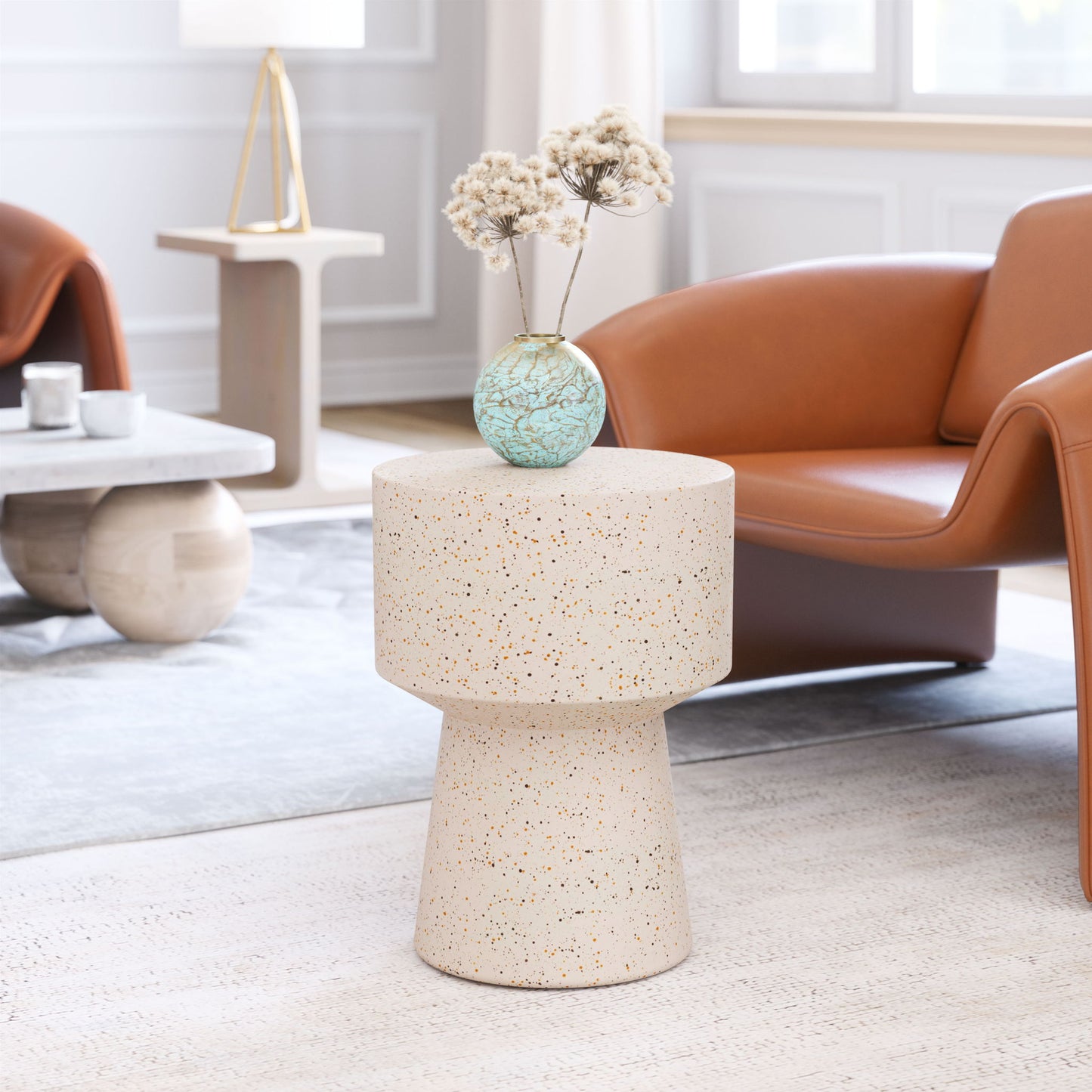 Masko - Side Table - Beige