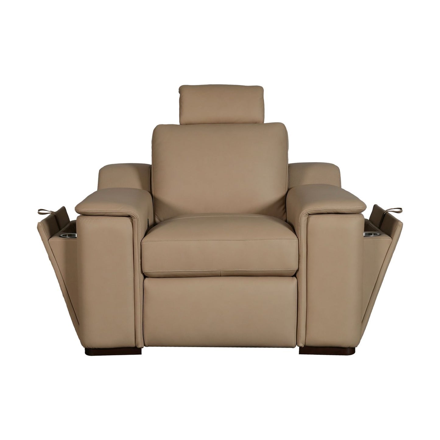 Armon - Loveseat With Power Footrest & ZG - Oslo Fawn