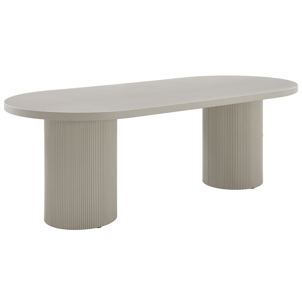 Laela - Dining Table - Bone White