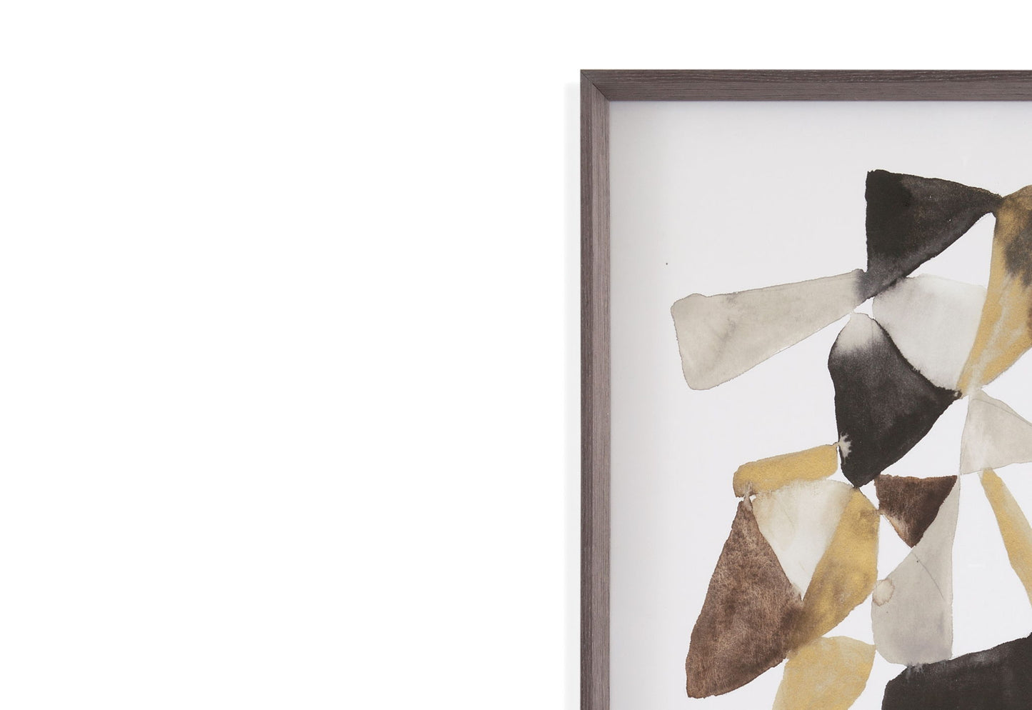 Mod In Neutrals I Framed Print - Brown