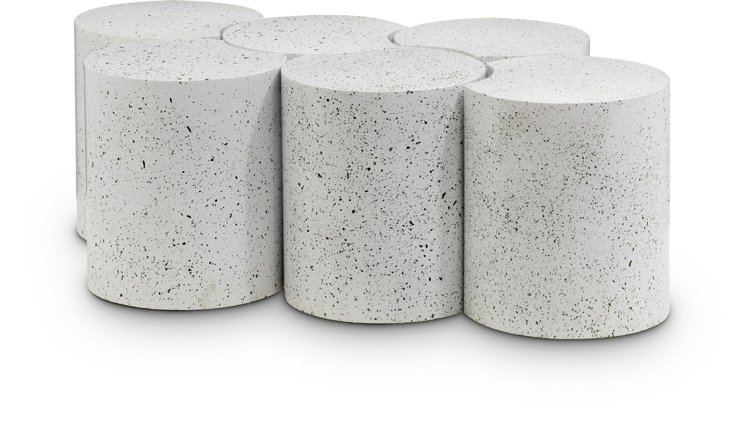 Dimple - 6 Piece Modular Coffee Table - Terazzo Finish