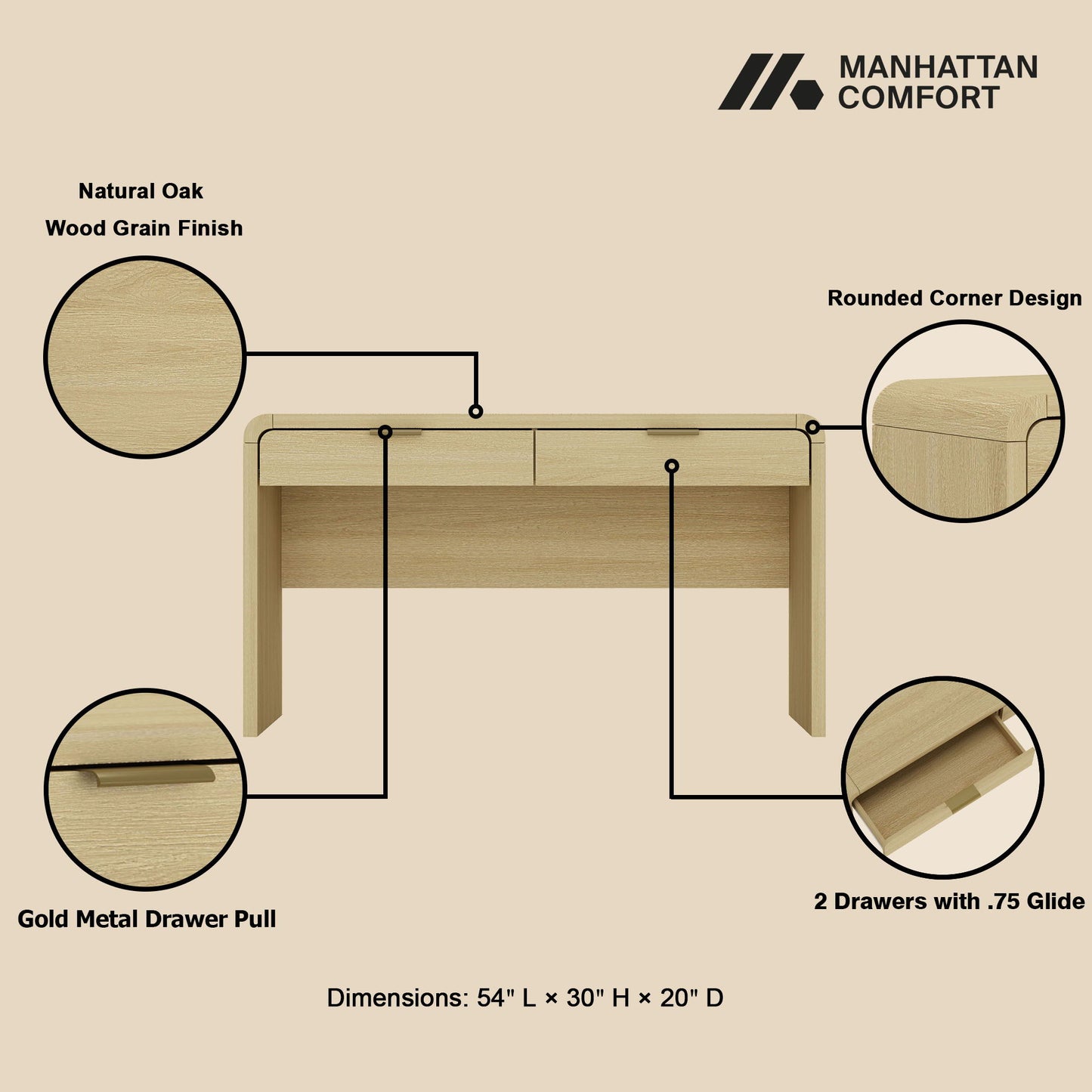 Manhattan Grace - Office Desk