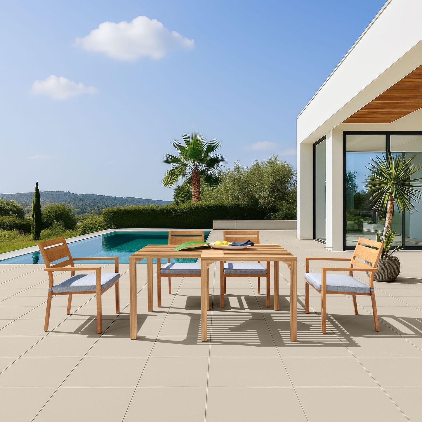 Rader - Outdoor Dining Chair (Set of 2) - Natural