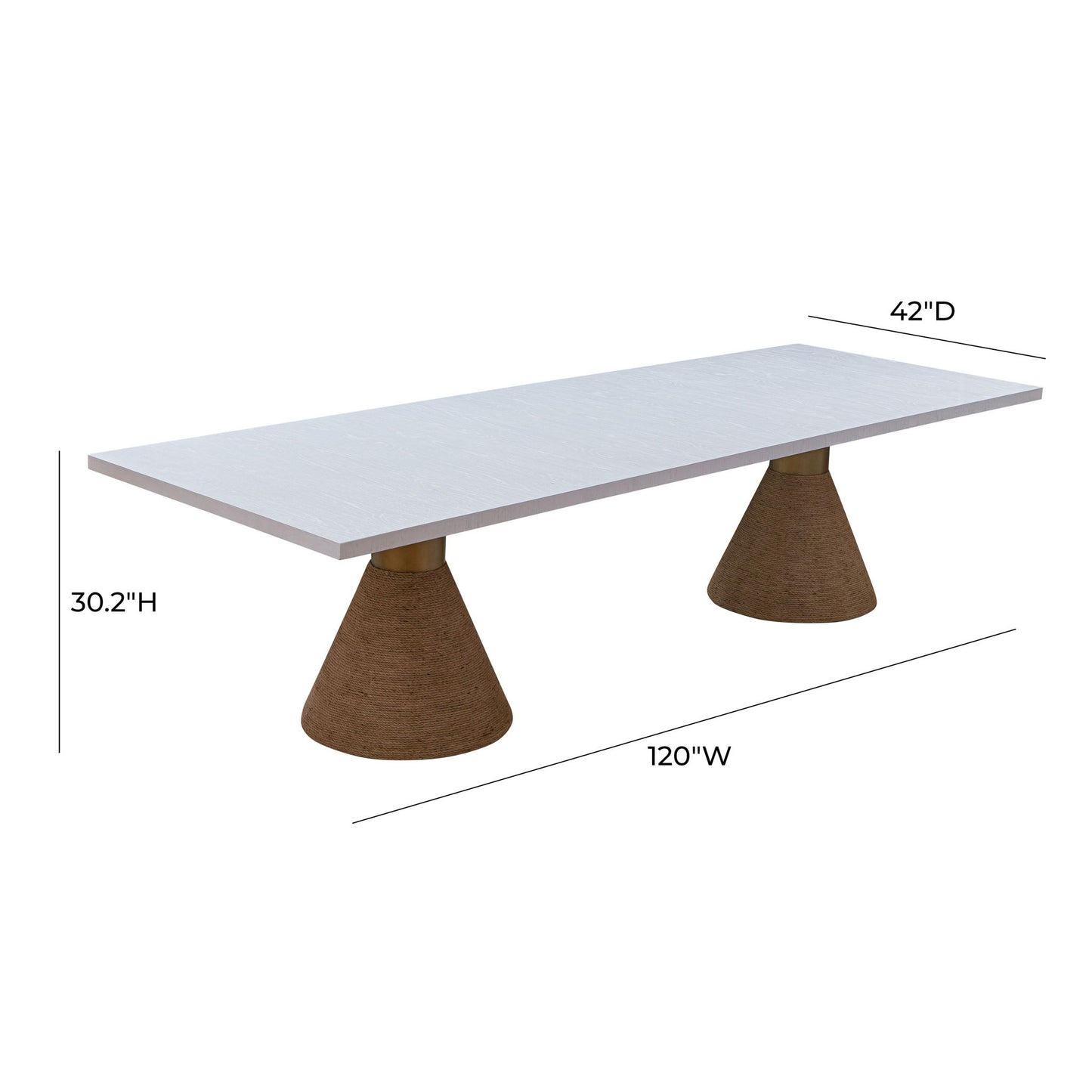 Rishi - Rope Rectangular Table - Natural