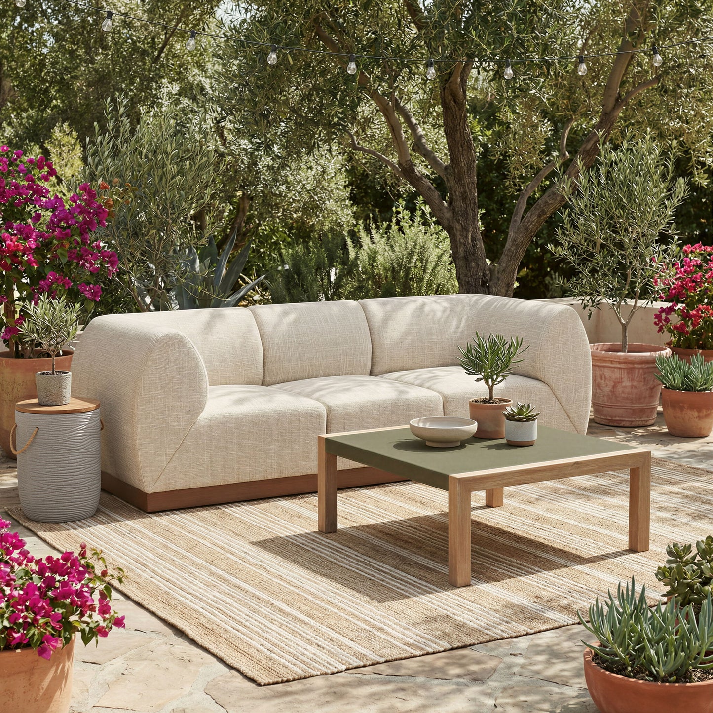 Teras - Outdoor Coffee Table - Gray