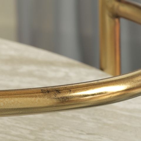 Tarica - Bar Cart - Cream / Gold Finish