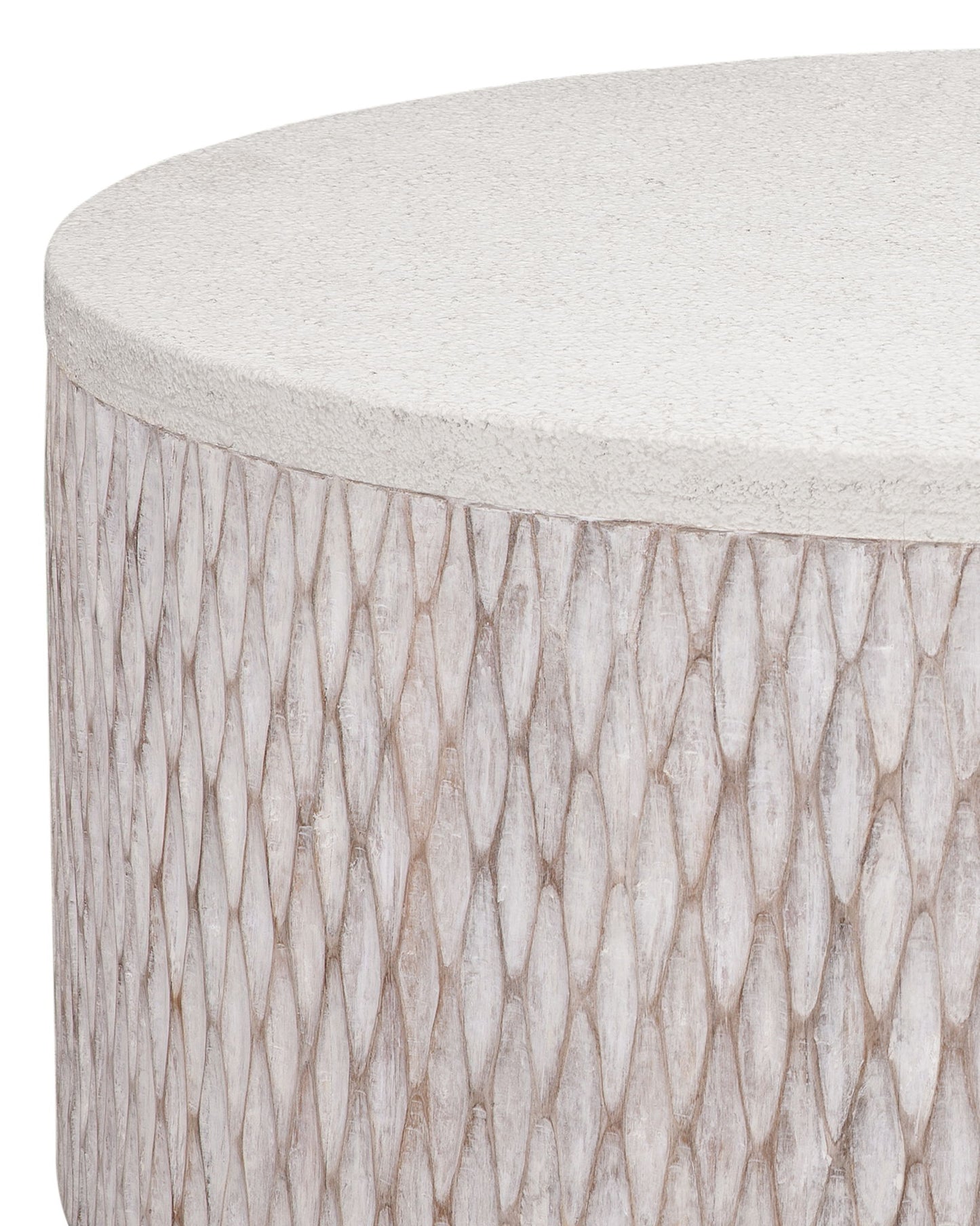 Brewer - Accent Cocktail Table - White Wash