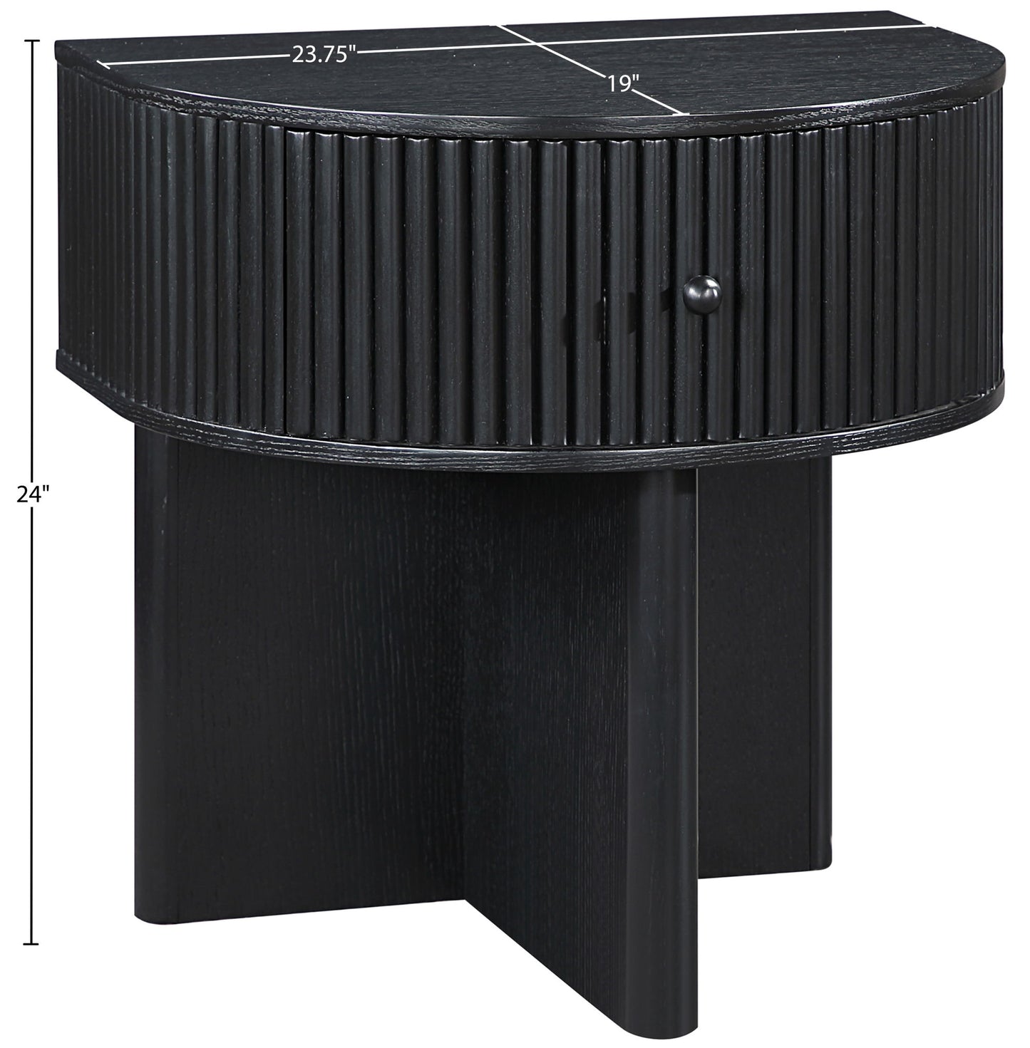 Cortland - Acacia Veneer And Solid Wood Night Stand