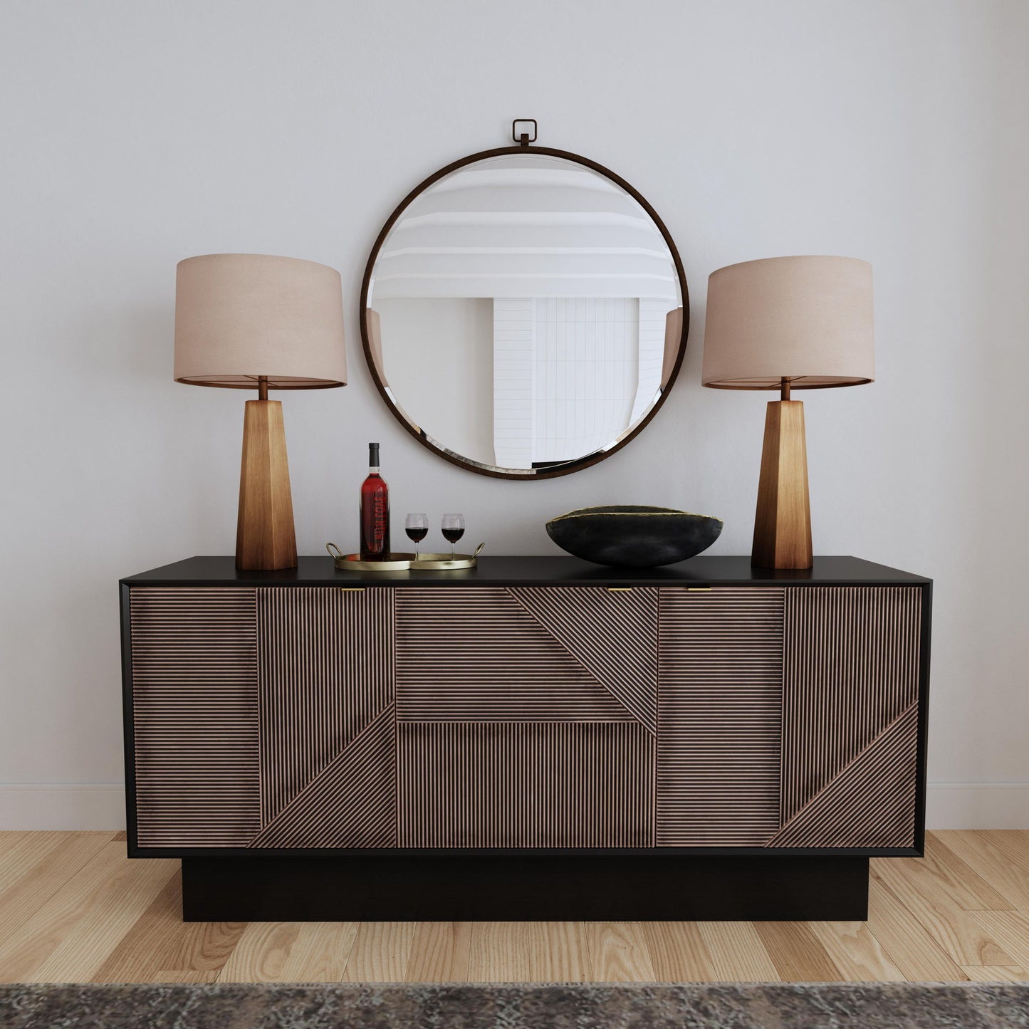 Quinn - Wall Mirror - Brown