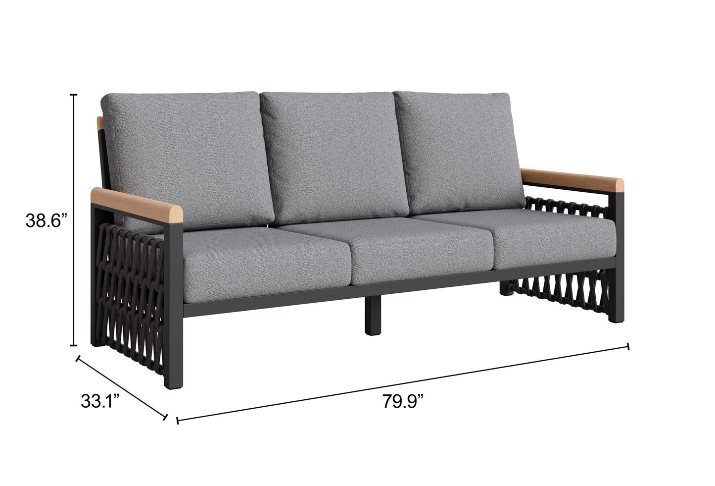 Naru - Sofa - Gray