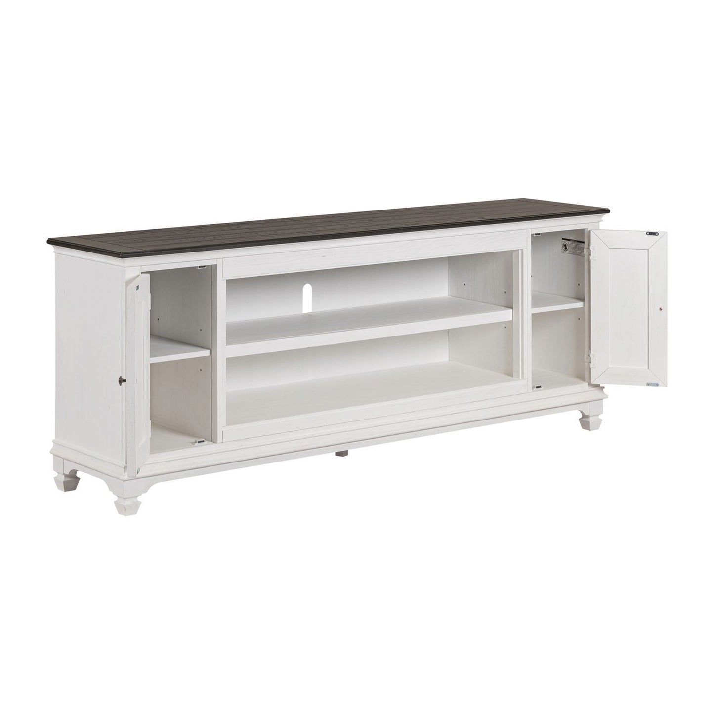 Fireplace TV Consoles - 80" Fireplace TV Console FTS - White