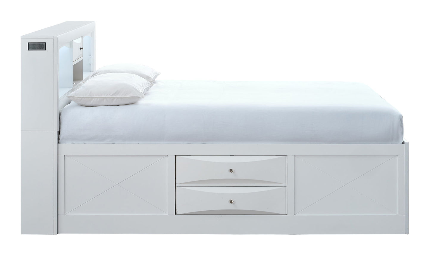 Glory Furniture - Marilla - Storage Bed With Lighting