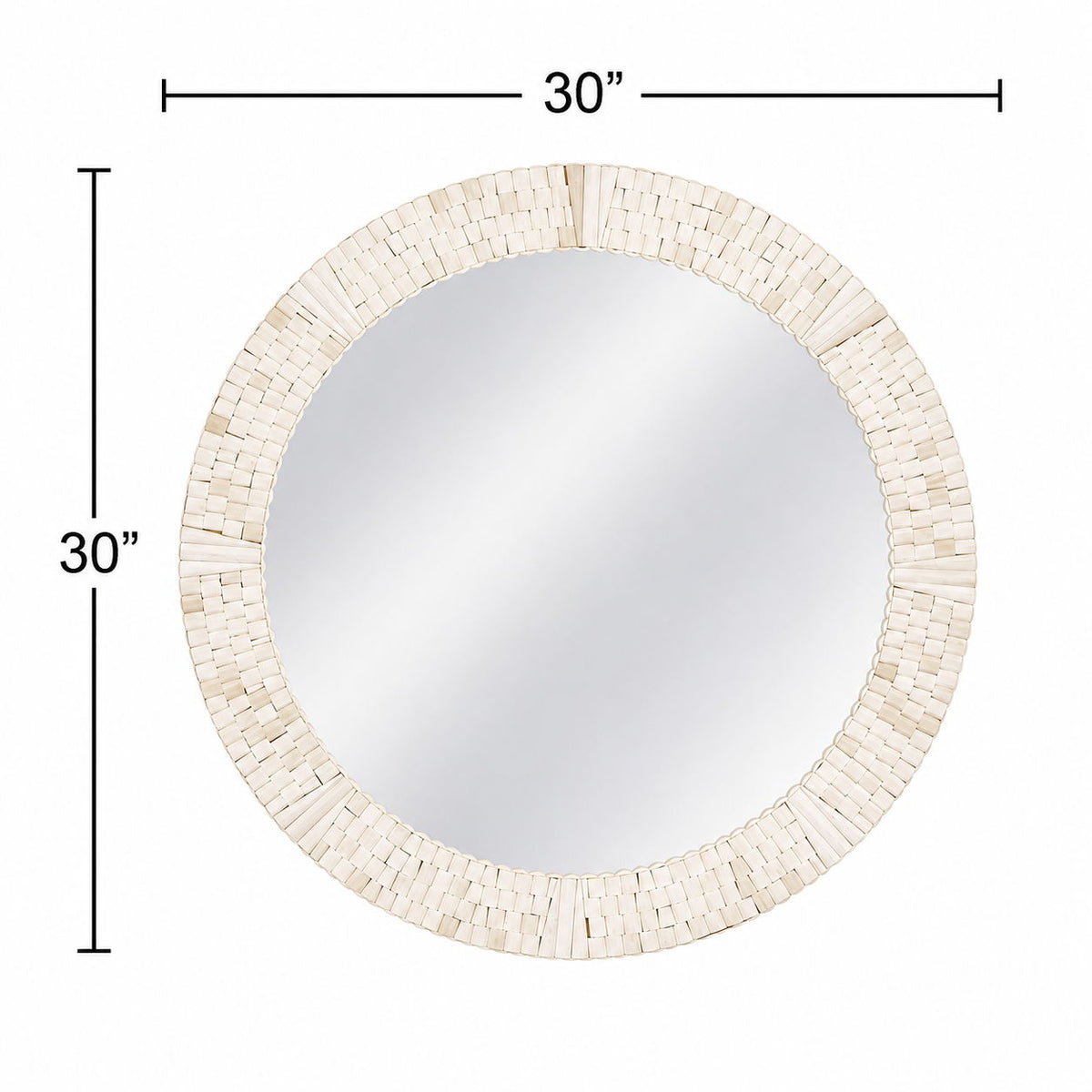Getty - Wall Mirror - Cream