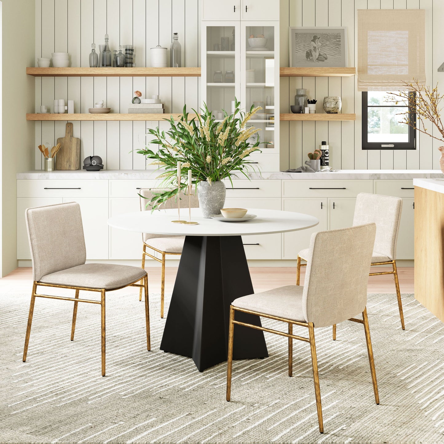 Izar - Dining Table - White