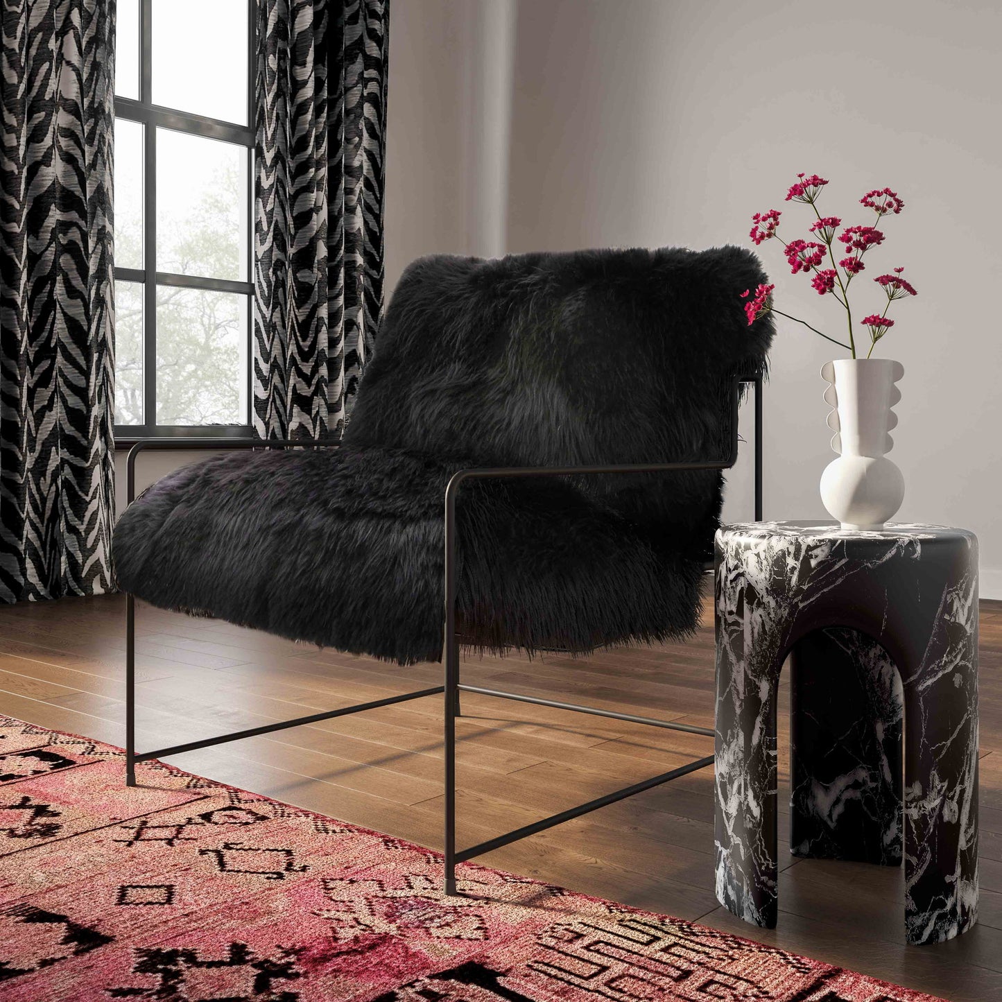 Kimi - Genuine Sheepskin Chair