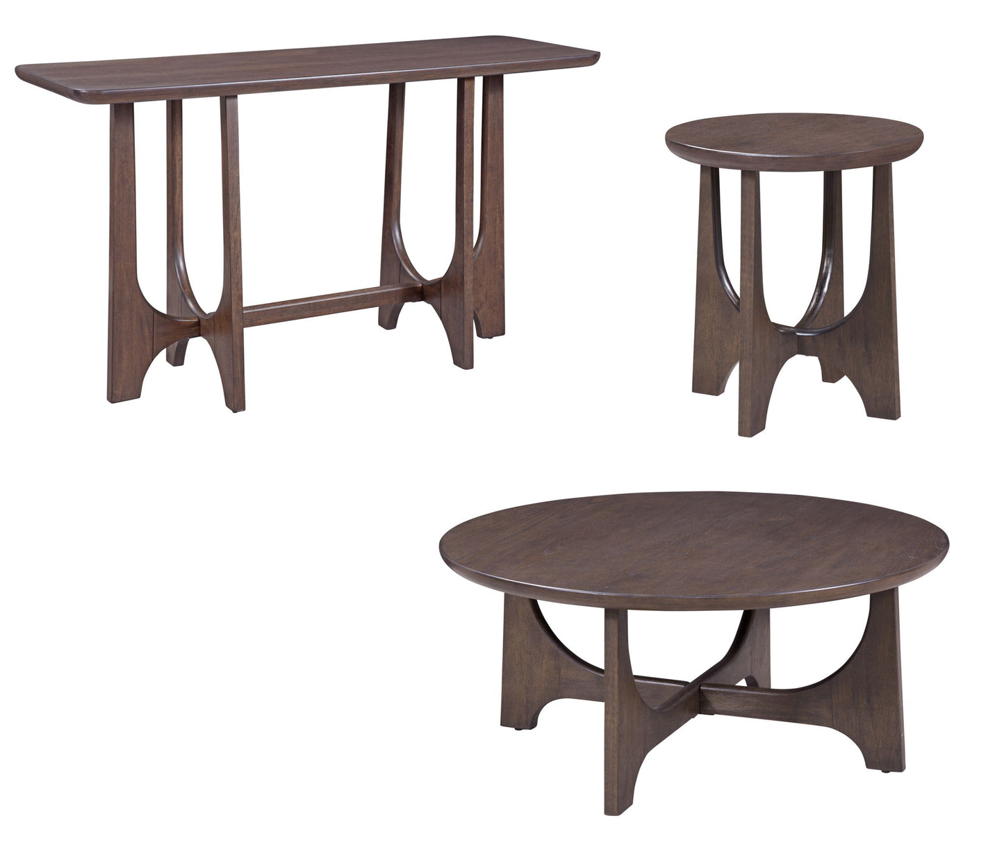 Dunnigan - Oak Console - Brown