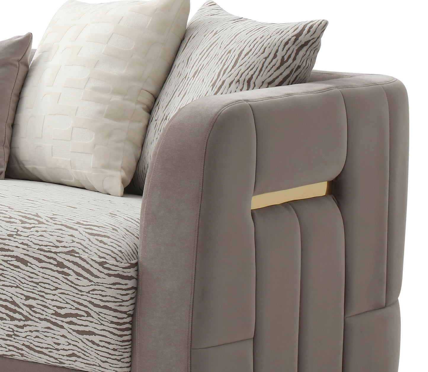 Lexington - Sofa - Brown / Light Beige
