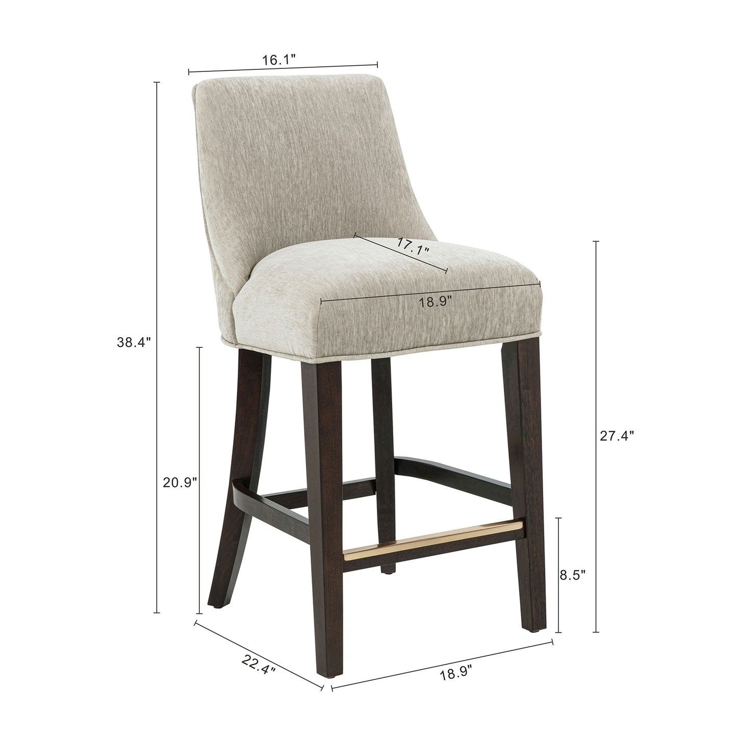 Manhattan Beever - Counter Stool
