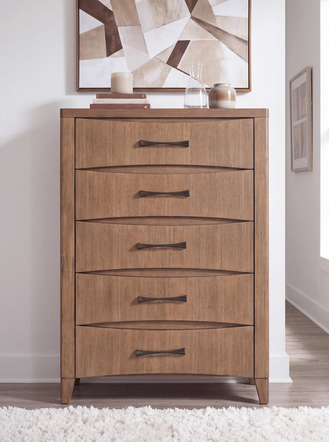Horizons - Chest (5 Drawers) - Tweed