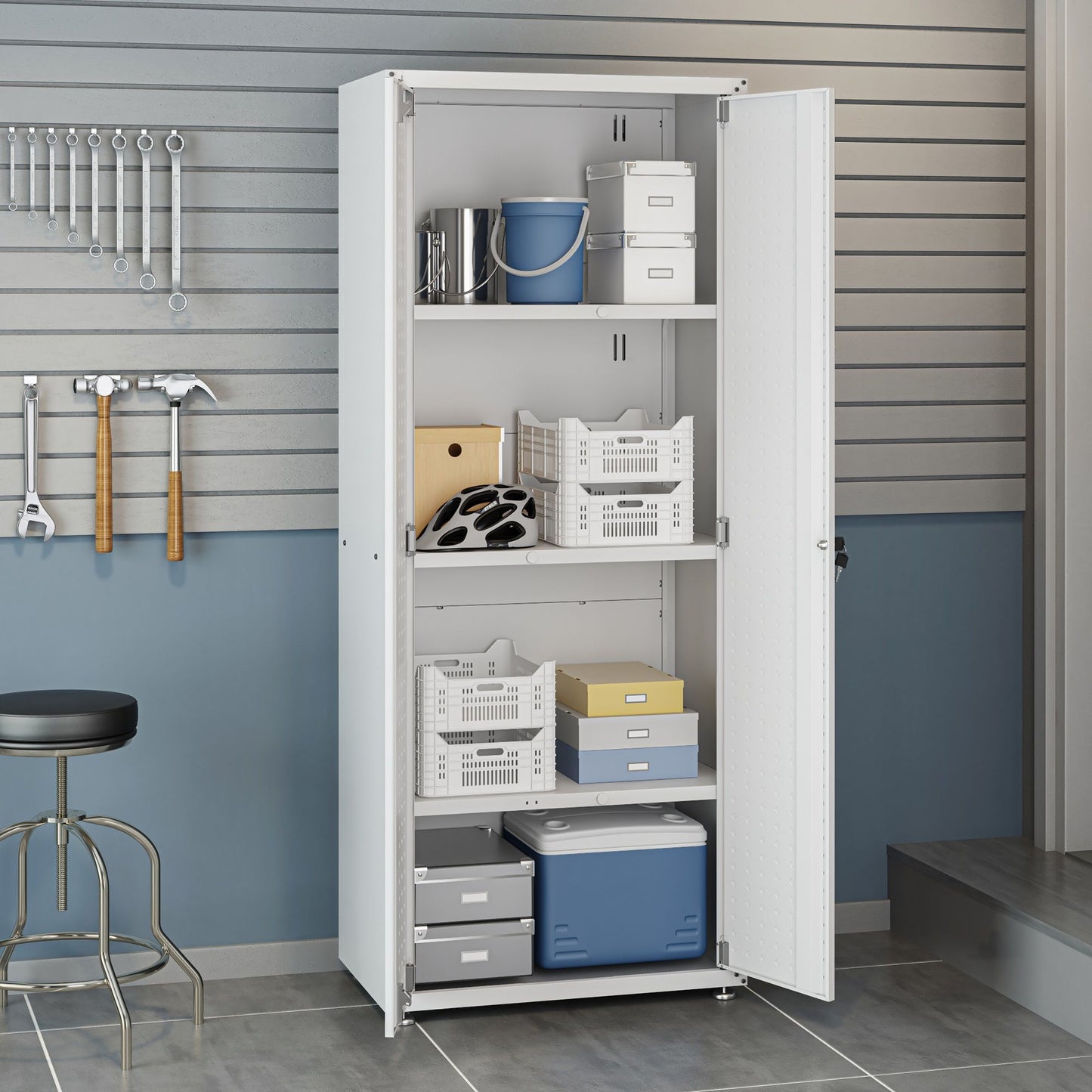 Manhattan Fortress - Tall Garage Cabinet