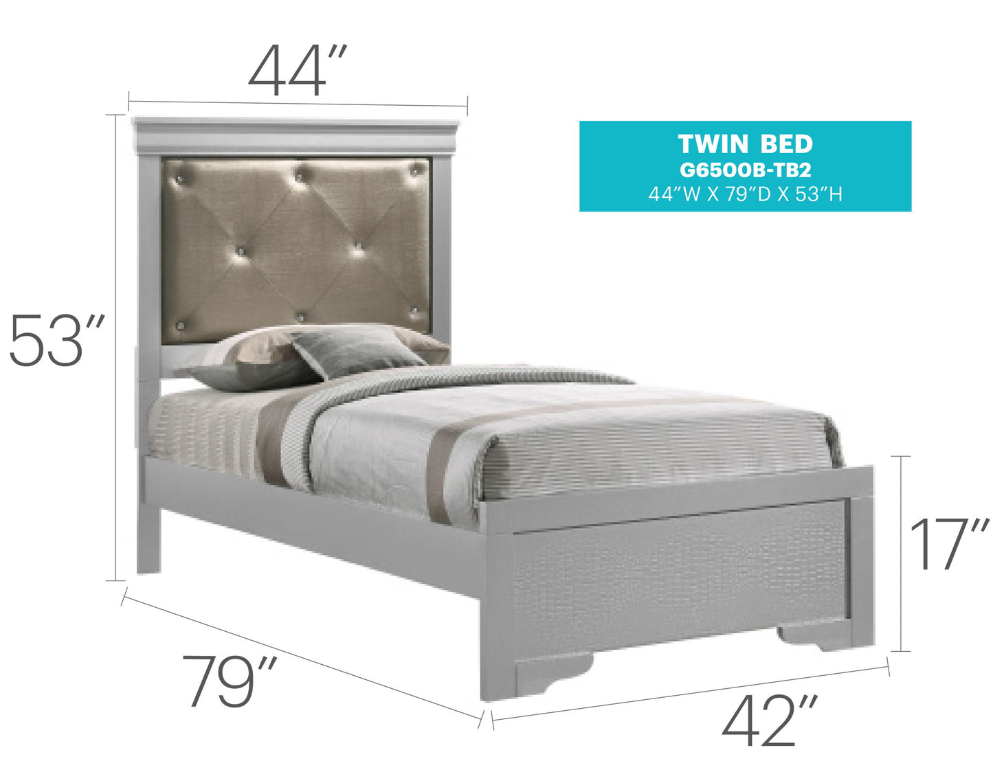Glory Furniture - Lorana - Bed