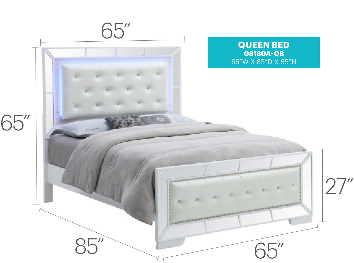 Glory Furniture - Hollywood Hills - Bed