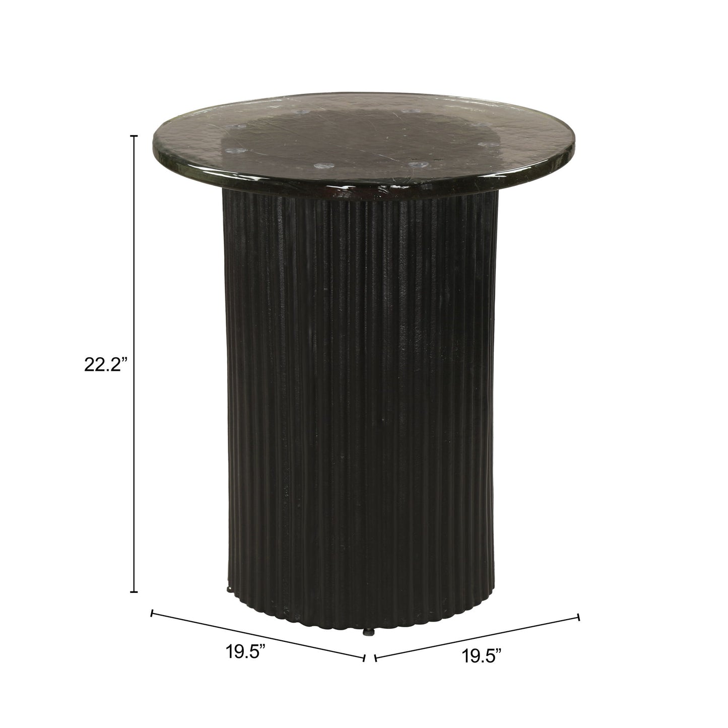 Tarn - Side Table - Black