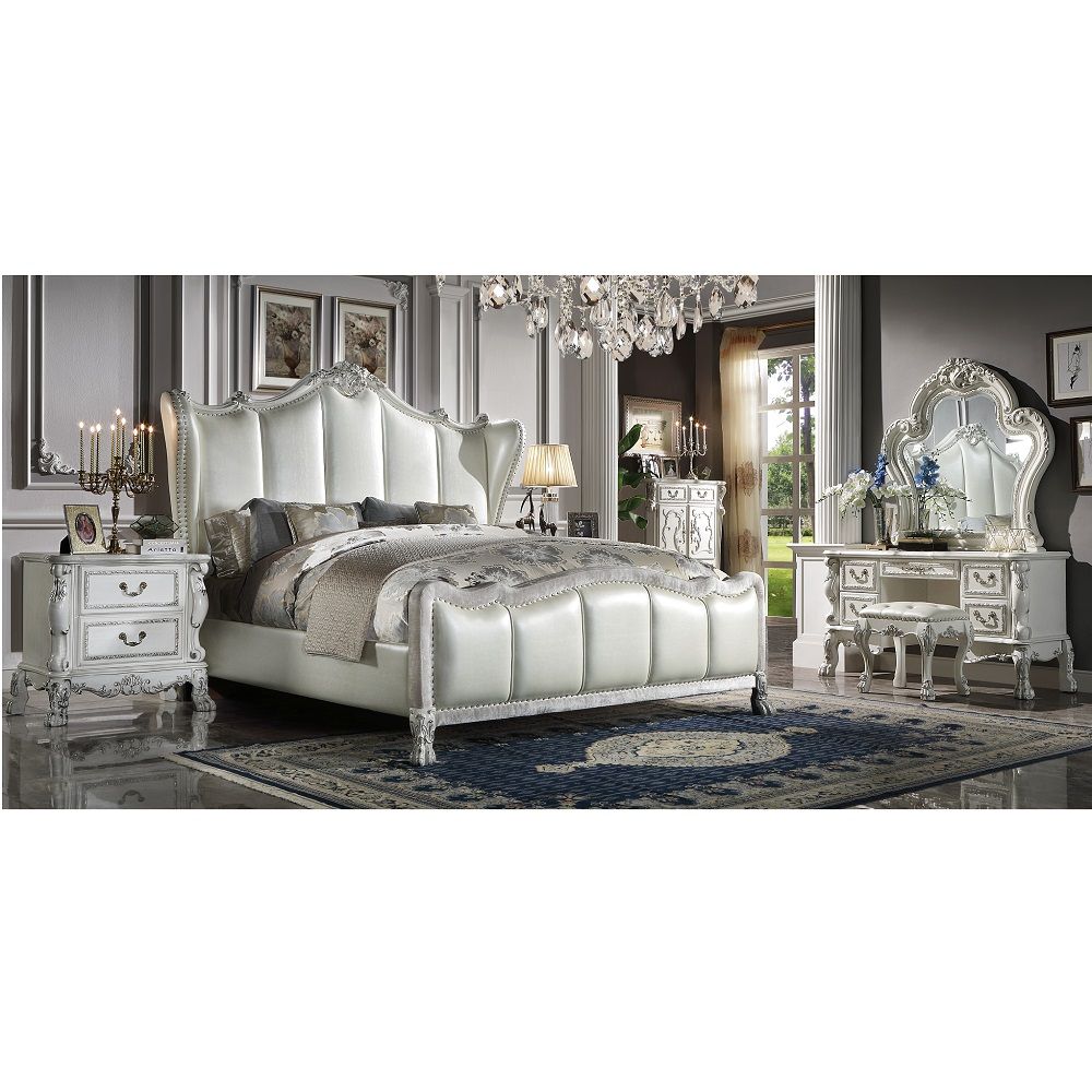 Dresden II - Nightstand - Bone White