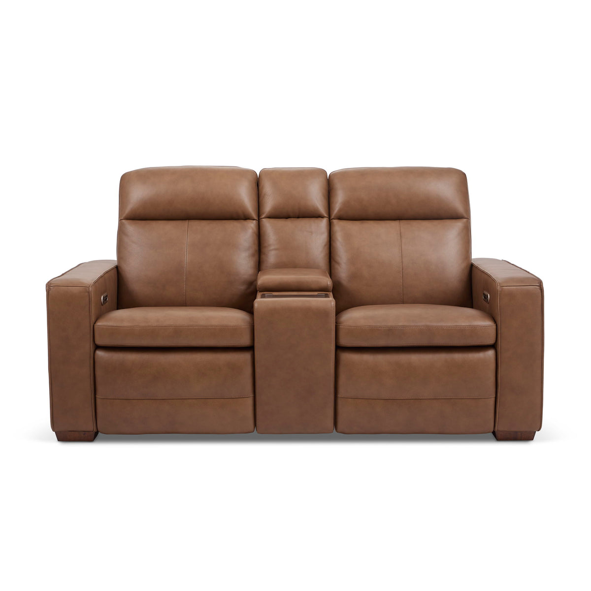 Dutch - Power Reclining Loveseat With Console, Power Headrest & Lumbar