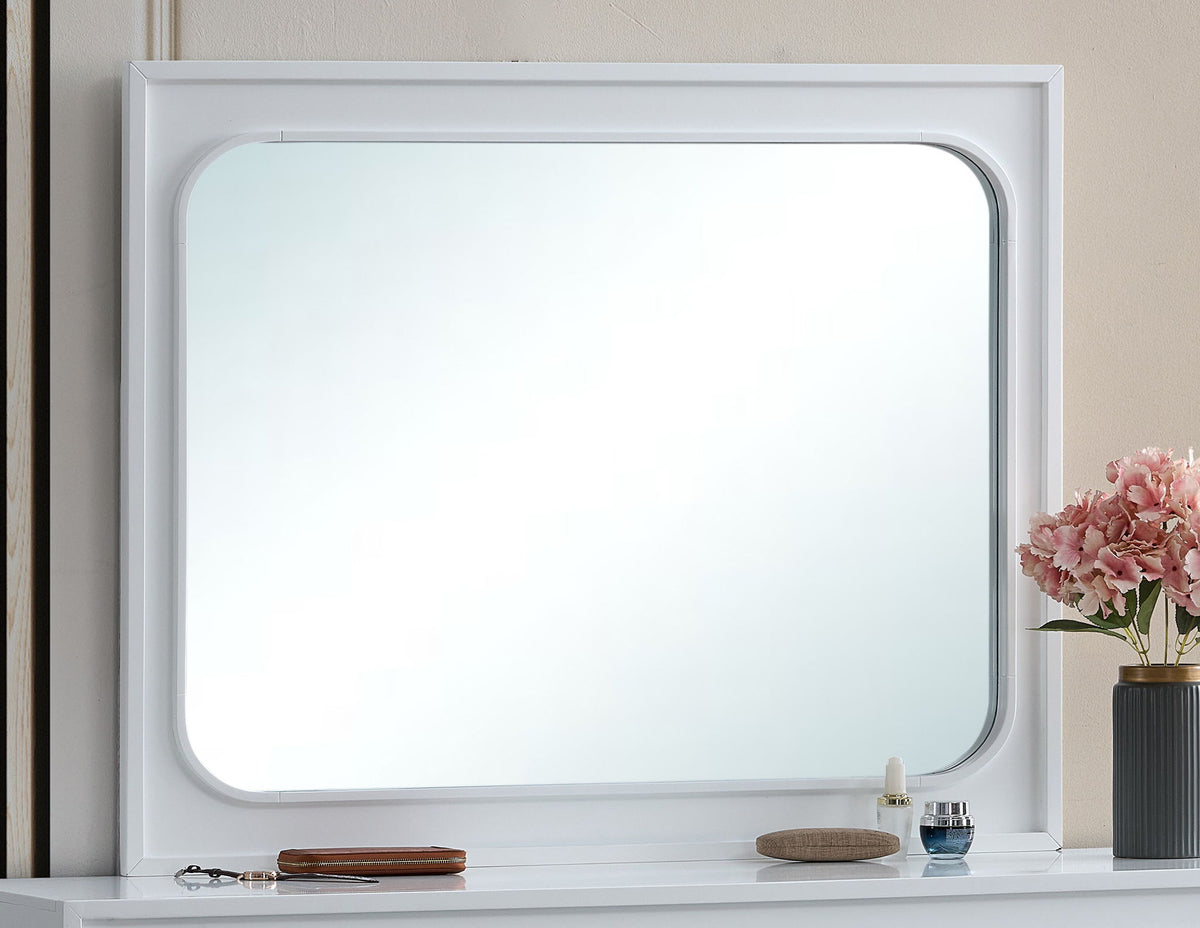 Milan - Mirror - White