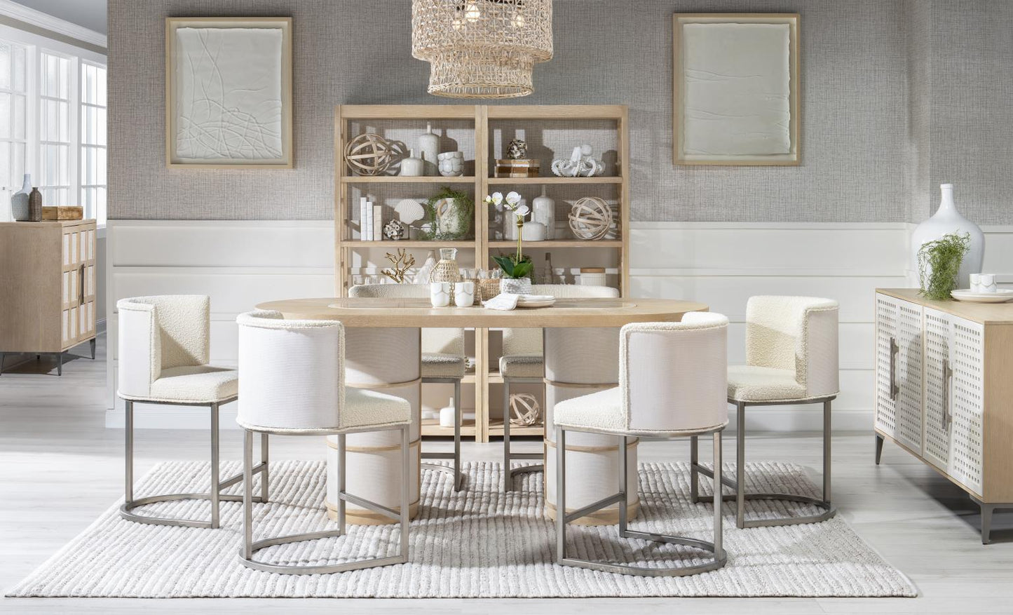 Biscayne - Counter Height Chair (Set of 2) - Beige