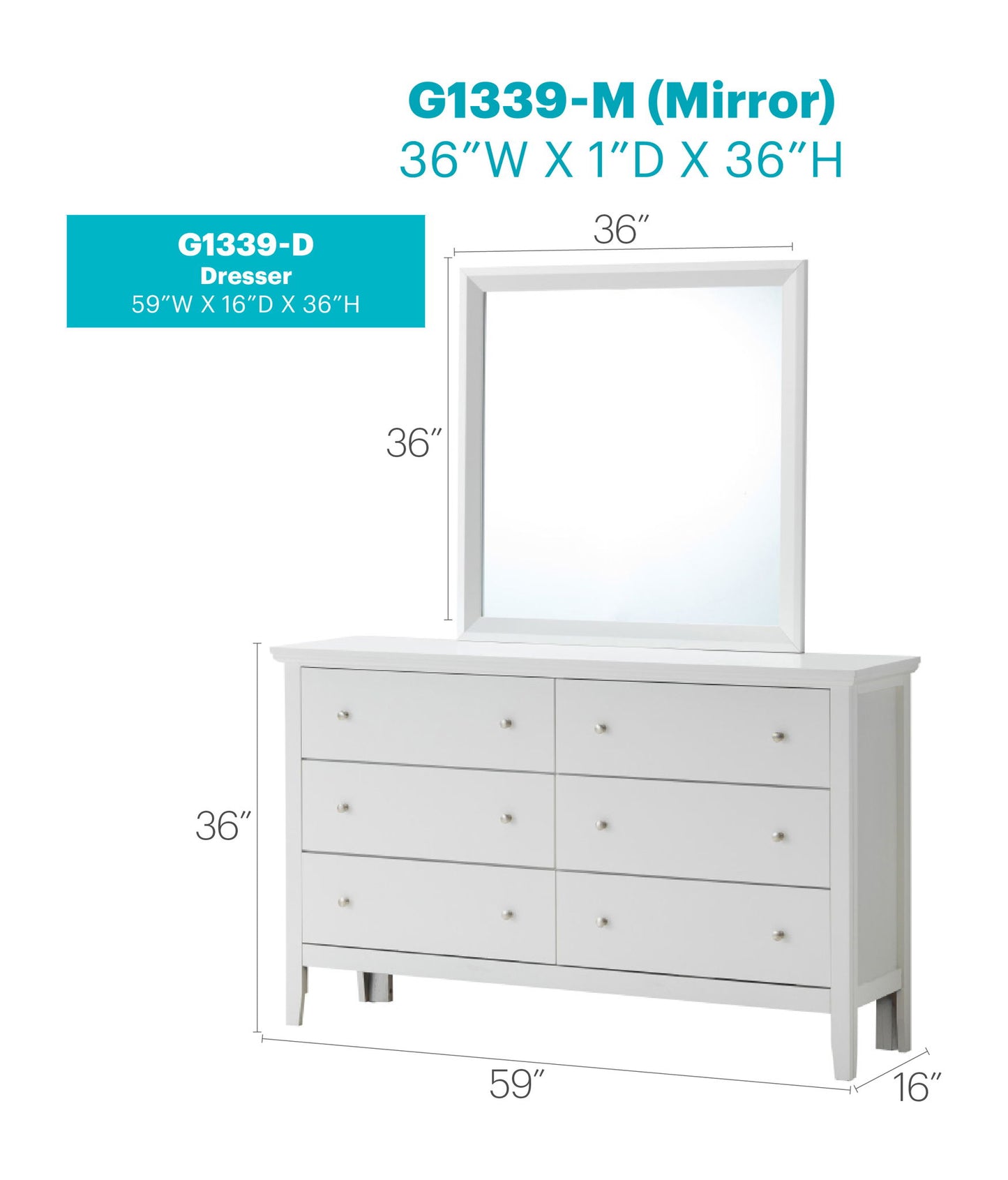 Glory Furniture - Primo - Dresser