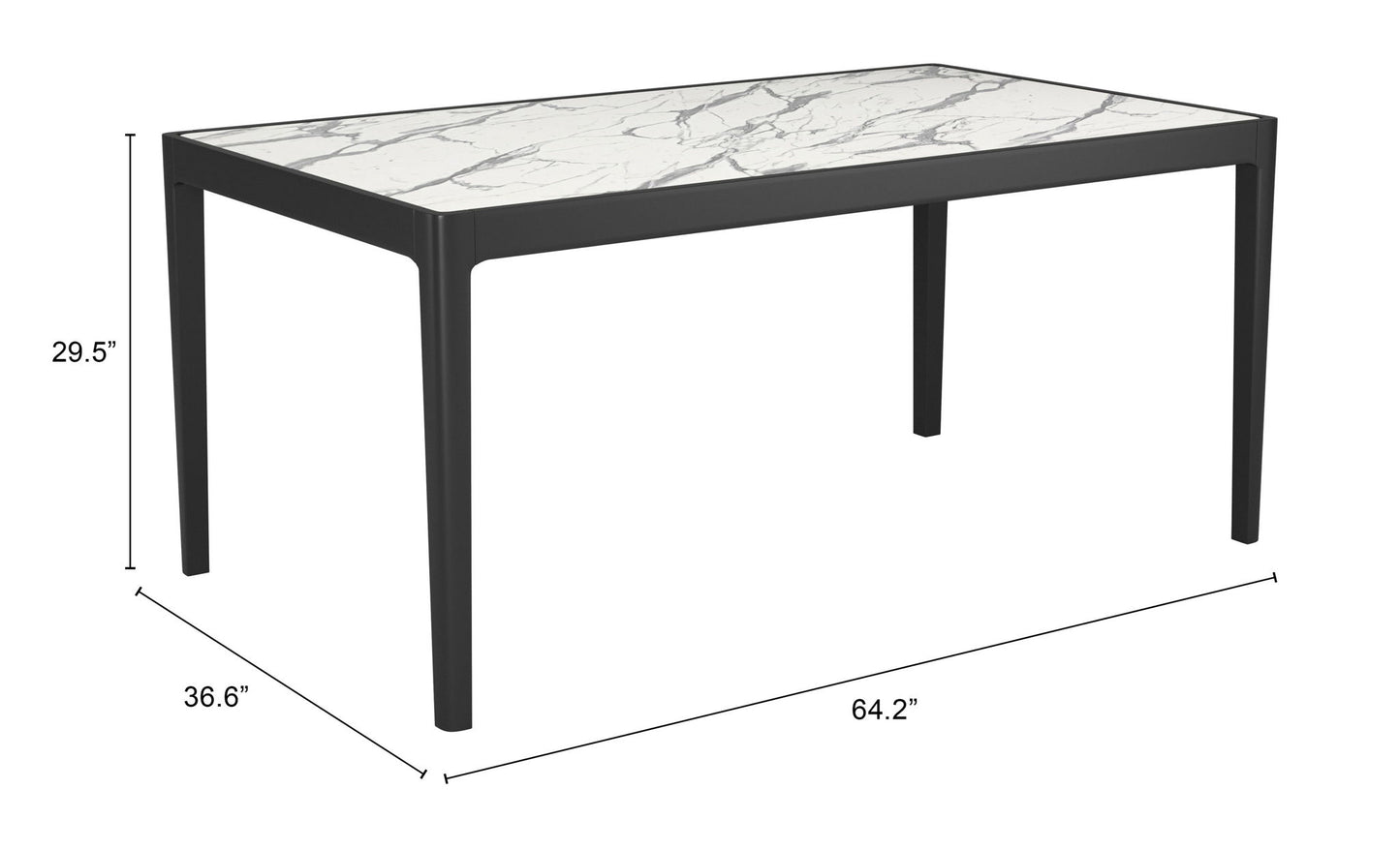 Tokai - Dining Table - White