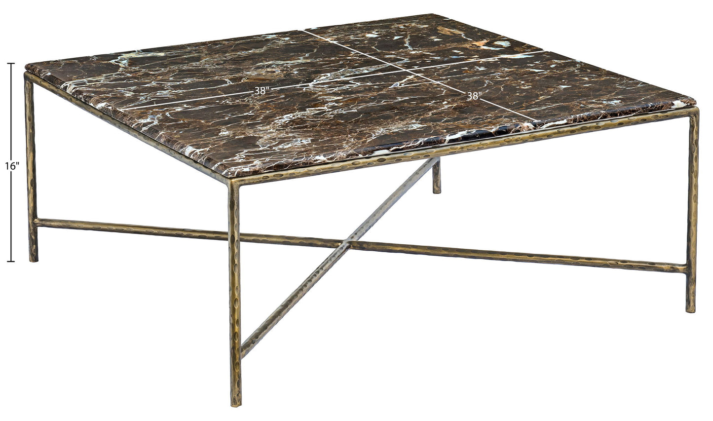 Valen - Marble And Iron Table