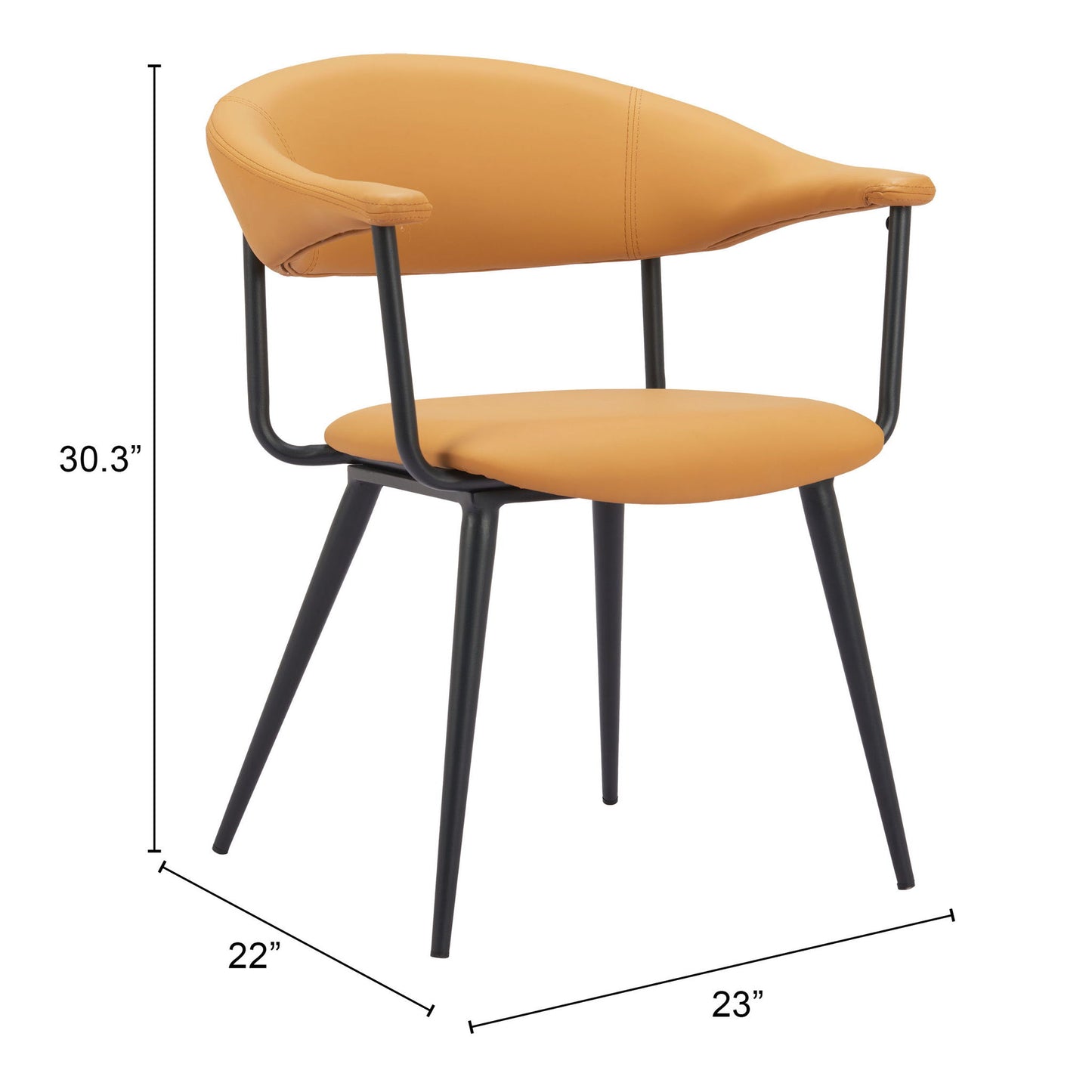 Sima - Dining Chair - Brown