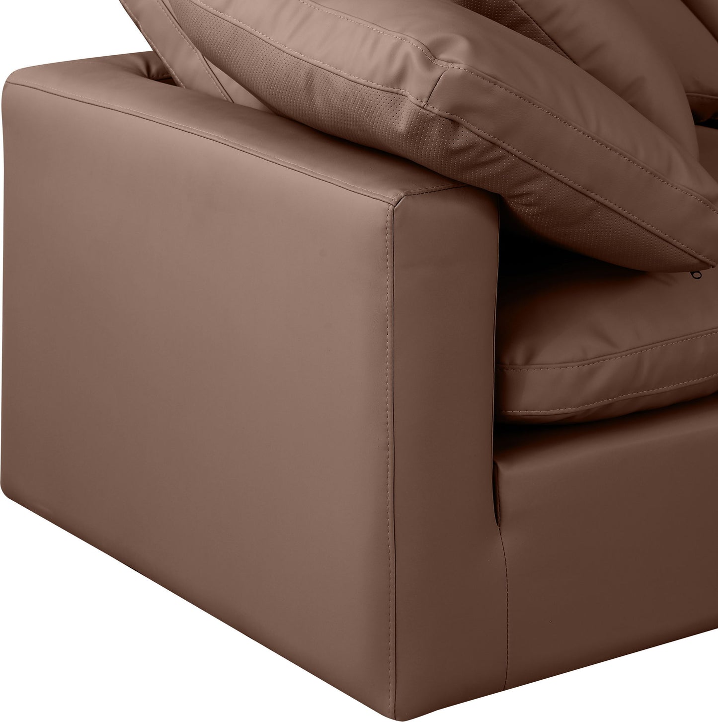 Indulge - Faux Leather 4 Piece Modular Sectional