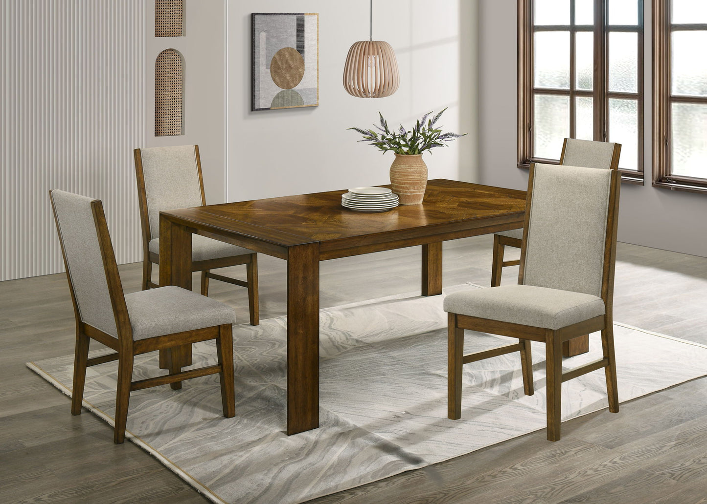 Hollister - Dining Table - Brown